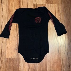 Chrome Hearts long sleeve onesie